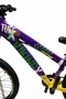 Bicicleta Viking Tuff 25 Aro 26 Shimano Tourney 21v Roxa, Verde e Amarelo