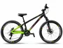 Bicicleta a26 viking tuff 44 peak 21v preta/verde/rosa