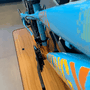 Bicicleta Vikingx Tuff 25 Aro 26 Shimano 21v Azul e Laranja e Amarelo
