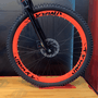 Bicicleta Vikingx Tuff 25 Shimano 21v Aro 26 Azul e Laranja e Branca