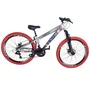 Bicicleta Vikingx  Aro 26 Tuff 25 Shimano 21V Prata Azul e Vermelho