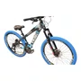 Bicicleta a26 vikingx tuff 25 shimano 21v preta/azul/branca