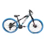 Bicicleta a26 vikingx tuff 25 shimano 21v preta/azul/branca