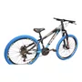 Bicicleta a26 vikingx tuff 25 shimano 21v preta/azul/branca