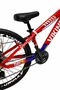 Bicicleta VikingX Tuff 25 Aro 26 Shimano Tourney 21v Vermelho, Branco e Azul
