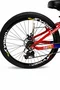 Bicicleta VikingX Tuff 25 Aro 26 Shimano Tourney 21v Vermelho, Branco e Azul