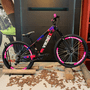Bicicleta VikingX Tuff 25 Aro 26 Tourney 21v Preto e Rosa