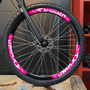 Bicicleta VikingX Tuff 25 Aro 26 Tourney 21v Preto e Rosa