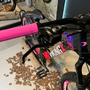 Bicicleta VikingX Tuff 25 Aro 26 Tourney 21v Preto e Rosa