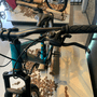 Bicicleta VikingX Tuff 30 Tourney 21v Aro 26 Azul e Verde e Branco