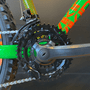Bicicleta Vikingx Tuff 35 Aro 26 Shimano 21v Verde e Laranja