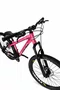 Bicicleta VikingX Tuff 44 Aro 26 Shimano 21v Rosa, Preto e Branco