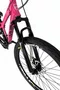 Bicicleta VikingX Tuff 44 Aro 26 Shimano 21v Rosa, Preto e Branco