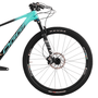 Bicicleta Oggi Agile Pro Carbon Aro 29 GX AXS 12v 2023 Preto e Azul e Amarelo