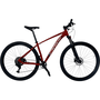 Bicicleta Oggi Hacker HDS Aro 29 Essa 8V Vermelha e Branca e Azul