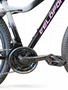 Bicicleta a29 Veloforce Kanne 21v Preto/Cinza/Roxo