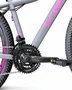 Bicicleta A29 Vibe Shimano 21V Cinza Concreto/Rosa