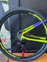 Bicicleta a29 vibe shimano 21v t-15 lilas/amarelo neon