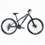 Bicicleta Aro 26 Vikingx Tuff 25 Shimano 21V Cinza e Preta