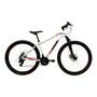 Bicicleta Caloi Vulcan Aro 29 Tourney 21v Branco e Vermelho e Cinza