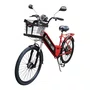 Bicicleta Eletrica A26 Duos 2026 Confort vermelho