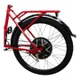 Bicicleta Eletrica A26 Duos 2026 Confort vermelho