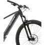 Bicicleta Elétrica Aro 29 Sense Impact E-trail Sport Forty5 Cues 11v T-15 Cinza e  Escuro e Branco