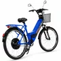 Bicicleta Eletrica Aro 26 Duos Confort Azul