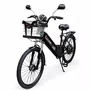 Bicicleta Elétrica Duos Confort 800 Watts Preto