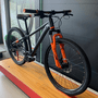 Bicicleta Groove Hype JR HD Aro 24 Tourney 7v 2023 Grafite e Laranja e Preto
