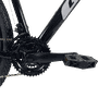 Bicicleta GTI Roma Aro 29 Shimano 21v Preto e Brancoㅤㅤㅤ