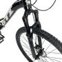 Bicicleta GTI Roma Aro 29 Shimano 21v Preto e Brancoㅤㅤㅤ