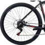 Bicicleta GTI Roma Aro 29 Shimano 21v Preto e Vermelhoㅤ Bicicleta GTI Roma Aro 29 Shimano 21v Preto e Vermelhoㅤ