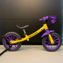 Bicicleta Nathor Balance Garden Fly Aro 12 Amarelo e Lilás