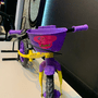 Bicicleta Nathor Balance Garden Fly Aro 12 Amarelo e Lilás