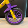 Bicicleta Nathor Balance Garden Fly Aro 12 Amarelo e Lilás