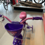 Bicicleta Nathor Cat Aro 12 Rosa e Roxo