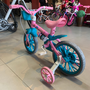 Bicicleta Nathor Charm Aro 12 Rosa e Azul