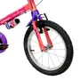 Bicicleta nathor lady 3 Aro 16 Salmão e Roxo