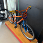 Bicicleta Nathor Muque Aro 24 Laranja e Azul