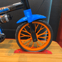 Bicicleta Nathor Power Rex Aro 12 Preto Azul e Laranja