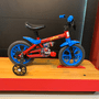 Bicicleta Nathor Spider Man Aro 12 Vermelho e Azul