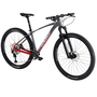 Bicicleta Oggi Big Wheel 7.4 SLX 12v Grafite e Vermelho Cinza