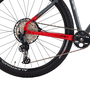 Bicicleta Oggi Big Wheel 7.4 SLX 12v Grafite e Vermelho Cinza