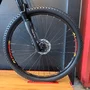 Bicicleta Oggi Big Wheel 8.0 Aro 29 Tourney 8 Velocidades T-17 Preto e Amarelo e Vermelho - Seminovo
