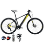 Bicicleta Oggi Big Wheel 8.0s E-Bike Aro 29 L-Twoo 8v 2023 Preto e Amarelo e Cinza