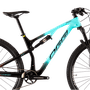 Bicicleta Oggi Cattura Sport Carbon Aro 29 Deore 12v 2023 Azul Preto e Vermelho