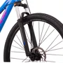 Bicicleta Oggi Float Sport Aro 29 Tounery 21V Azul e Rosa
