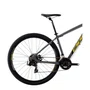Bicicleta Oggi Hacker Sport Aro 29 Tourney 21v 2024 Grafite e Amarelo e Preto