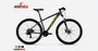 Bicicleta Oggi Hacker Sport Aro 29 Tourney 21v 2024 Grafite e Amarelo e Preto